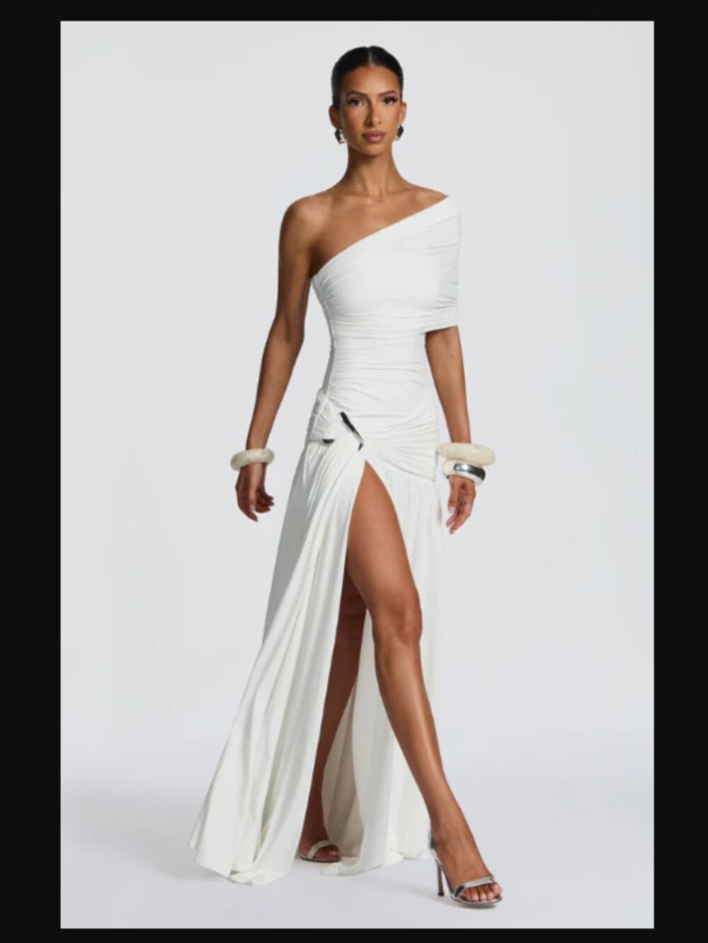 Baby Boo Monica Maxi Dress, Women's Size XL or 10 - White